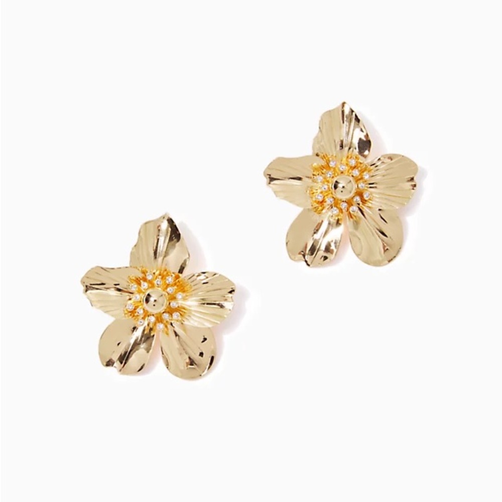 🎉HP🎉Lilly Pulitzer oversized orchid earrings nwt
